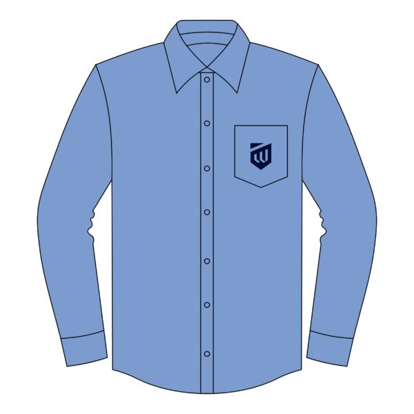Boys Long Sleeve Button-Up Shirt