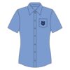 Girls Short Sleeve Button-Up Blouse - 28