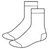 Short PE Socks - SML Size 9-12